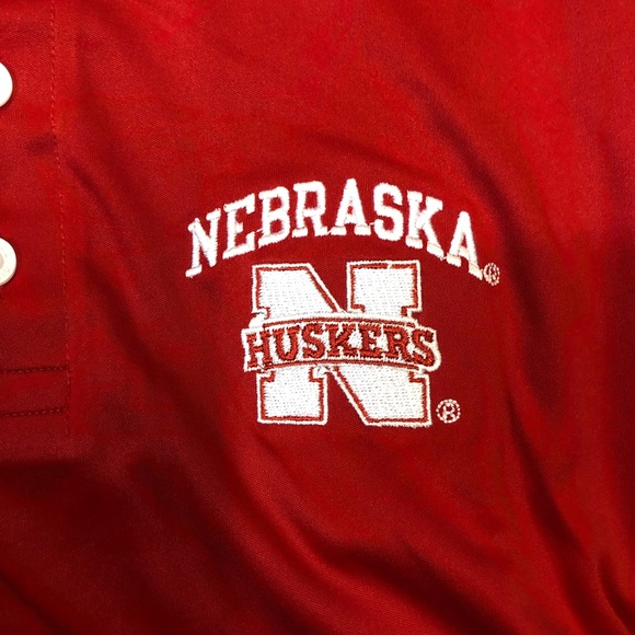 NWT Russell Red Nebraska Embroidered Polo M(38-40) - Picture 2 of 2